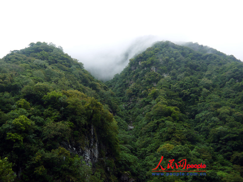 懸崖峭壁。（劉潔妍攝）