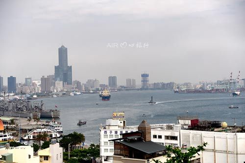 打狗英國領事官邸俯瞰高雄港的美景