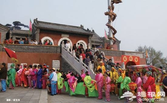 北京門頭溝妙峰山 民俗花會的朝聖地(圖)