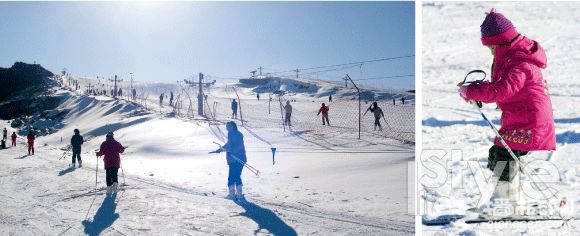 雪地裡撒會兒野京郊雪場家門口過瘾[牆根網]