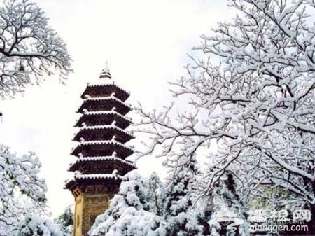 潭柘寺雪景