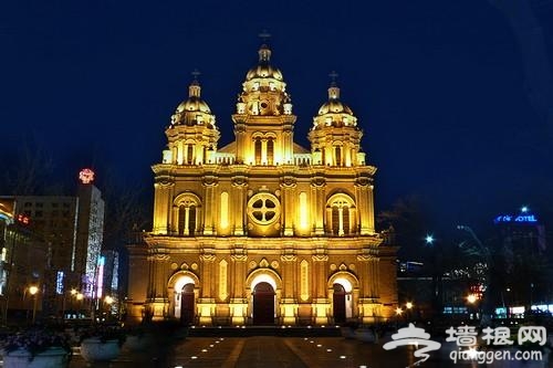 王府井天主教堂夜景